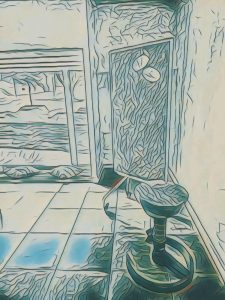 Metaplan mit Stuhl Comic 2